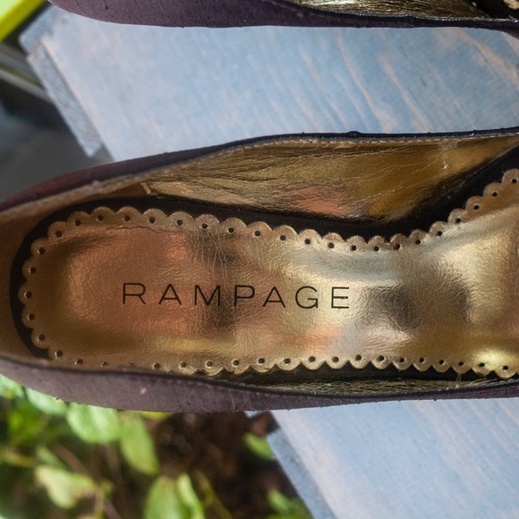 Rampage Dark Purple Pumps - Size 7.5M - Picture 9 of 10